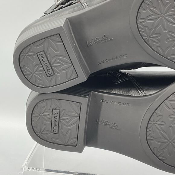 NEW Lifestride Women’s Adriana Ankle Boots Black Size 10W - Picture 9 of 10